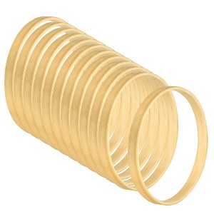 Unique Bargains Bamboo Handmade DIY Craft Wedding Dream Catcher Floral Hoops 12 Pcs - 1 of 3