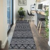 Boho Machine Washable Area Rug Modern Geometric Non-Slip Accent Rug Farmhouse Carpet - 2 of 4