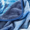 Heavy Fleece Blanket with Ocean Dolphins Pattern- Plush Thick 8 Pound Faux Mink Soft Blanket for Couch Sofa Bed by Hastings Home (74 x 91 ) - 4 of 4