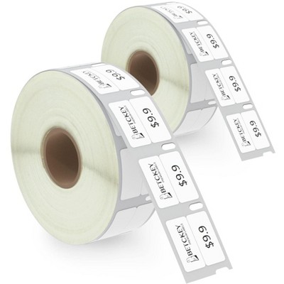 BETCKEY  Compatible  30333 , 1/2in x 1in Extra Small 2Up Labels  Compatible with  Labelwriter 450, 4XL & Zebra Desktop Printers 2 Rolls/2000 Labels