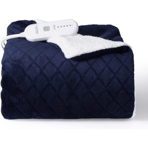 Heated Blanket, Flannel Electric Blanket, Soft Thick Heated Throw for Couch with 5 Heat Settings & 4H Auto Shut Off - 1 of 4