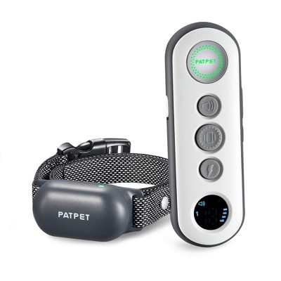 PATPET 680A Rechargeable Waterproof Training Shock Collar with 3,000 Foot Range Remote and 3 Safe Training Modes for All Dog Sizes 8 to 120 Pounds