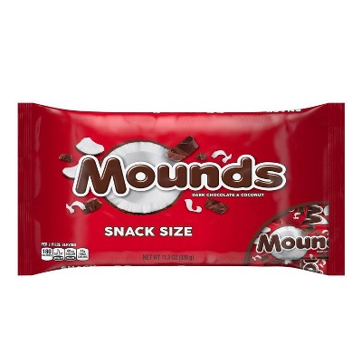 Mounds Dark Chocolate Snack Sized Bars - 11.3oz