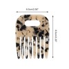 Unique Bargains Durable Vintage Acetate Comb For Curly Hair Light Brown 1 Pc - 2 of 4