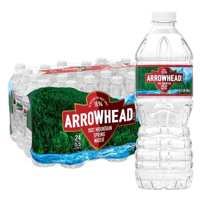 Arrowhead Brand 100% Mountain Spring Water - 24pk/16.9 fl oz Bottles