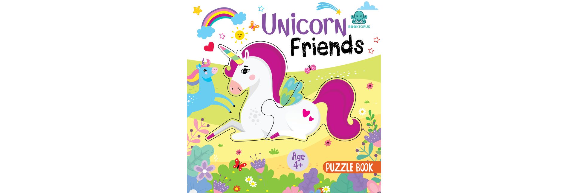 Unicorn Friends - (Puzzle Board Book) by  Booktopus (Board Book)