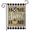 Home Sweet Home Pumpkins Burlap Fall Garden Flag 18" x 12.5" Briarwood Lane - 2 of 4