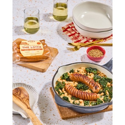 Lottie's Meats The Lottie - Signature Smoked Pork Sausage - 12oz/4ct