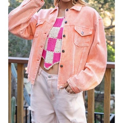 Women's Vintage Corduroy Jacket - POL