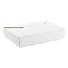Inno-Pak 36 oz Paper Food Box White #2 Size - Case of 140 - 2 of 3