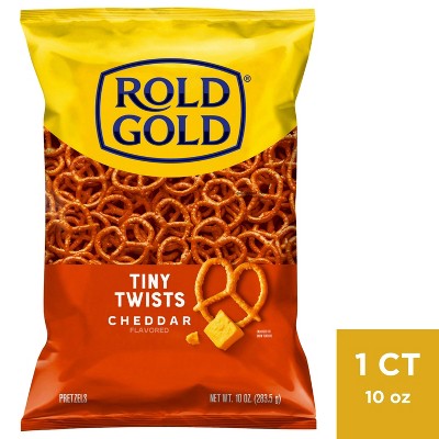 Rold Gold Cheddar Flavored Tiny Twists Pretzels - 10.0oz