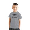 Youth Another Fine Day Ruined By Responsibility T Shirt Funny Adulting Obligation Joke Tee For Kids - Crazy Dog Youth T Shirt - 3 of 4