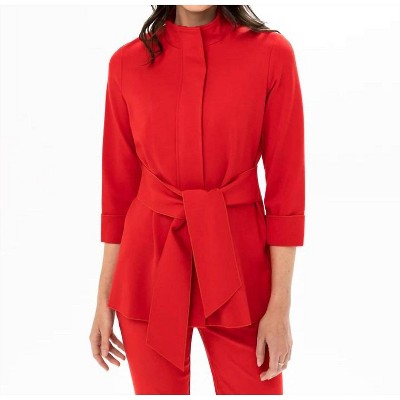 Women's Tie Front Pointe Knit Jacket - Renuar
