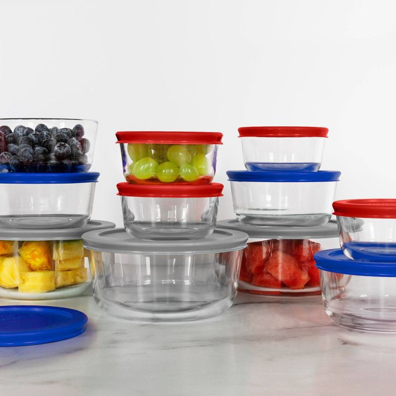 Pyrex 22pc Glass Food Storage Container Set, 2 of 5