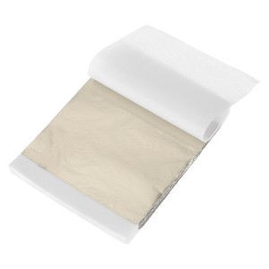 Unique Bargains Shiny Texture Imitation Gold Leaf Sheets for Sculpture DIY Arts 200 Pcs - 1 of 4