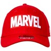 Adult Marvel Brand Logo RED Label New Era 39Thirty Fitted Hat - 2 of 4
