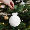 25-Pc Silver Transparent Shatterproof Christmas Ball Ornaments, 2.36" Xmas Tree Decorations for Holiday & Party - 2 of 4