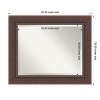 Amanti Art Moab Brown Bronze Beveled Framed Bathroom Vanity Wall Mirror - 3 of 4