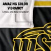 Wichita State University Primary Logo Stripes Silky 50x60 Blanket, 1 Sided - 4 of 4