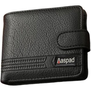 Generic Leather Wallet with Belt Buckle Button Closure Bank Credit Card Slots Coin/Airtag pockets - 1 of 4