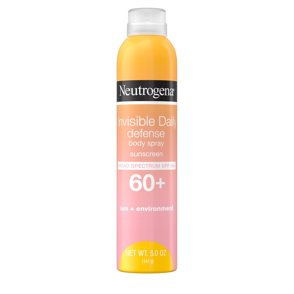 Photos - Sun Skin Care Neutrogena Invisible Daily Defense Sunscreen Spray - SPF 60 - 5oz 