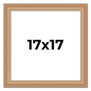 PosterPalooza | Square Weathered Yellow Picture Frame - UV Acrylic, Foam Board Backing, Hanging Hardware - 1 of 4