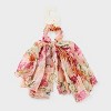 Floral Tail Bow Hair Twister - A New Day™: Botanical Pattern, Recycled Polyester, Hair Elastic - 2 of 3