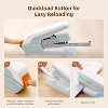 Deli Effortless Desktop Stapler, Heavy Duty Stapler, 40-50 Sheet Capacity, One Finger, includes Staples & Staple Remover - 3 of 4