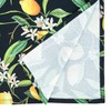 Saro Lifestyle Lemons Outdoor Runner, Black, 16" x 72" - 2 of 4
