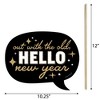 Big Dot Of Happiness Hello New Year Glasses - Paper Card Stock 2024 Nye  Party Photo Booth Props Kit - 10 Count : Target