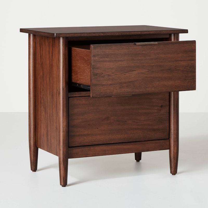 2-Drawer Wood Nightstand - Hearth & Hand™ with Magnolia, 4 of 14