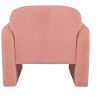 NicBex Accent Chair Teddy Fleece Single Sofa Chair with Arms and Pillow Lounge Chair Reading Chair Comfy Chair for Living Room, Pink - 4 of 4
