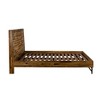 King 4pc Cusco Bedroom Set Antique Acacia - Armen Living: Platform Bed, Horizontal Dresser, 2 Nightstands - 3 of 4