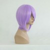 Unique Bargains Women's Halloween Shoulder Length Wigs with Wig Cap 14" Purple - image 3 of 4