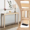 KTMBDW 46 inch Pinewood Entryway Table, Console Table Entrance Table, Narrow Sofa Table for Living Room, Entryway, Hallway - 4 of 4