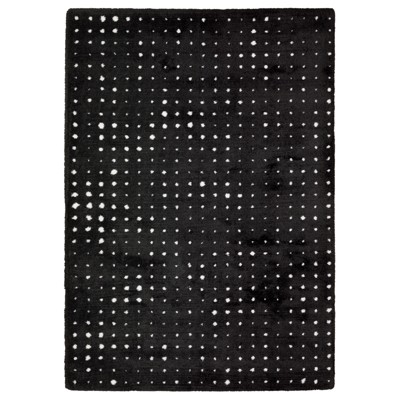 Oriental Weavers Galileo GAL04 Black / Ivory Indoor Area Rug - 3'10" x 5'5"