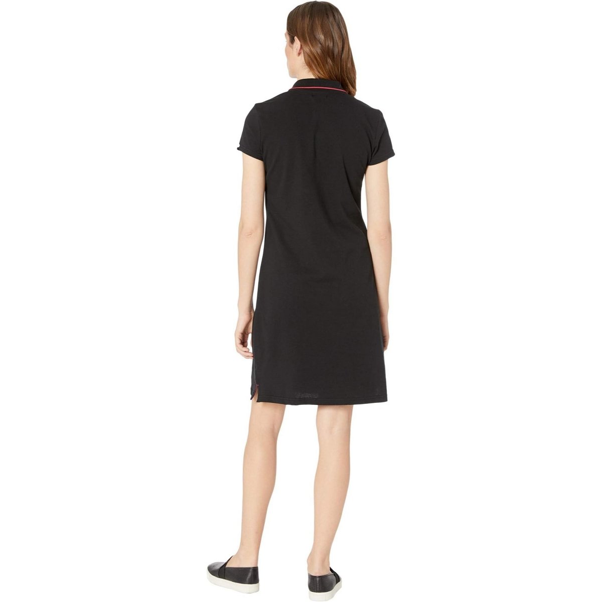 Женские платья U.S. Polo Assn. U.S. Polo Assn. Women’s Polo Dress with Tipped CollarAnthracite X-Large — фото 3