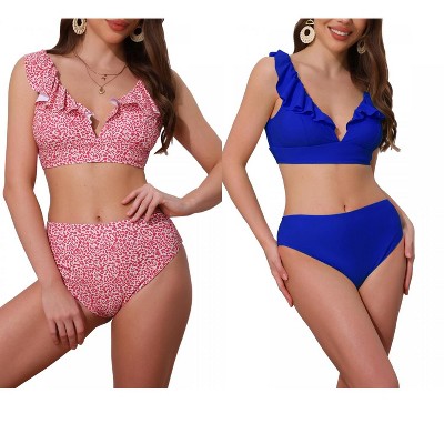 royal blue, leopard rose red