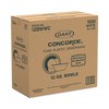 Dart Concorde Non-Laminated Foam Bowl, 12 oz, White, 125/Pack, 8 Packs/Carton - image 4 of 4