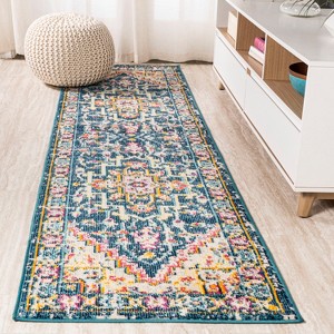 Brooklyn Geometric Medallion Area Rug  - JONATHAN Y - 1 of 4