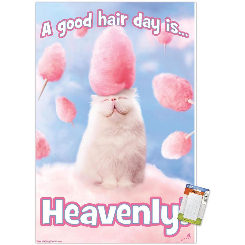 Trends International Avanti - Cotton Candy Cat Unframed Wall Poster Prints, 1 of 7