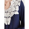 Women's Bell Sleeve Crochet Top - entro - 4 of 4