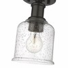 Bryant Transitional Flush Mount Light - Heritage Brass, 1-Bulb, Dimmable, Damp Rated - 4 of 4