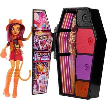 Monster High 12.75'' Skulltimate Secrets Neon Frights Toralei Stripe Fashion Doll