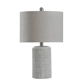 Joni Table Lamp Distressed Gray - StyleCraft
