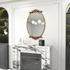 Apmir Oval High Quality Aluminum Alloy Framed French Cleat Mounted Baroque Wall Decor Bathroom Vanity Mirror with 3-Year Warranty - 4 of 4