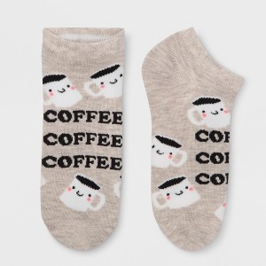 Women's Coffee Socks - Oatmeal 4-10 - 1 of 1