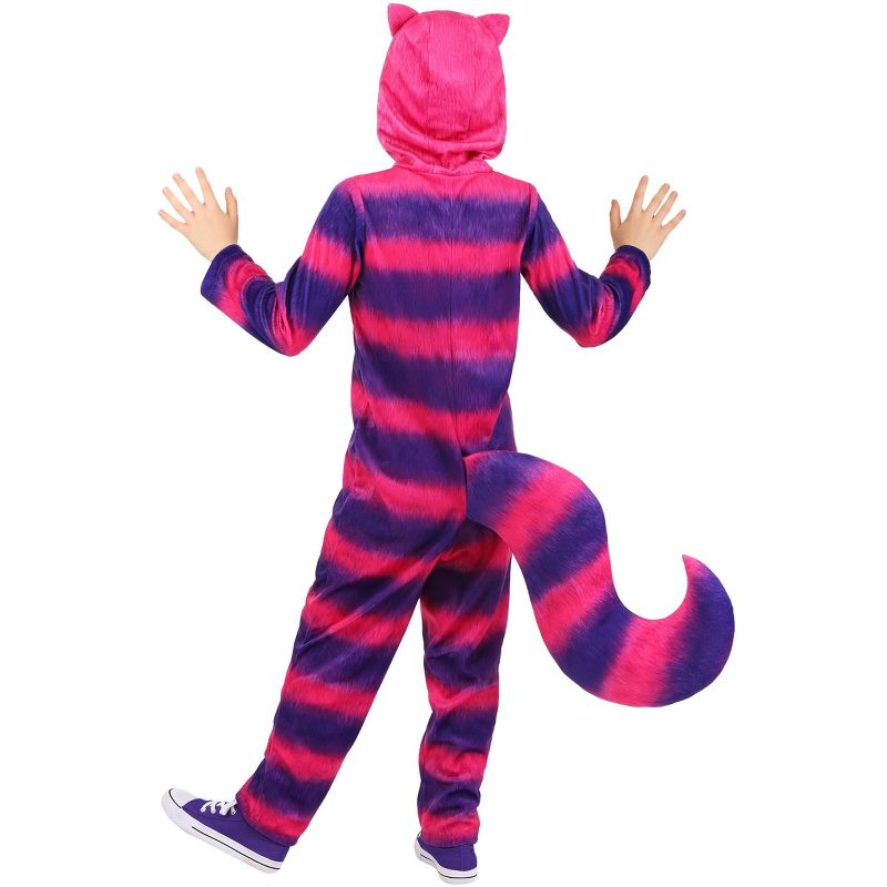HalloweenCostumes.com Cheshire Cat Kid's Jumpsuit., 2 of 3