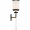 Crystorama Lighting Hatfield 2 - Light Sconce in  Black Forged/Vibrant Gold - 2 of 4