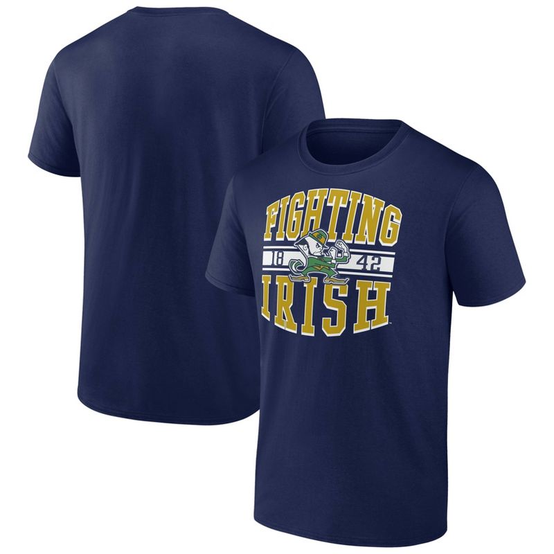 NCAA Notre Dame Fighting Irish Men&#39;s Cotton T-Shirt, 1 of 4